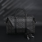 Coach Metropolitan Duffel Bag in Signature Black Canvas — view 1