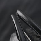 Coach Metropolitan Duffel Bag in Signature Black Canvas — view 10