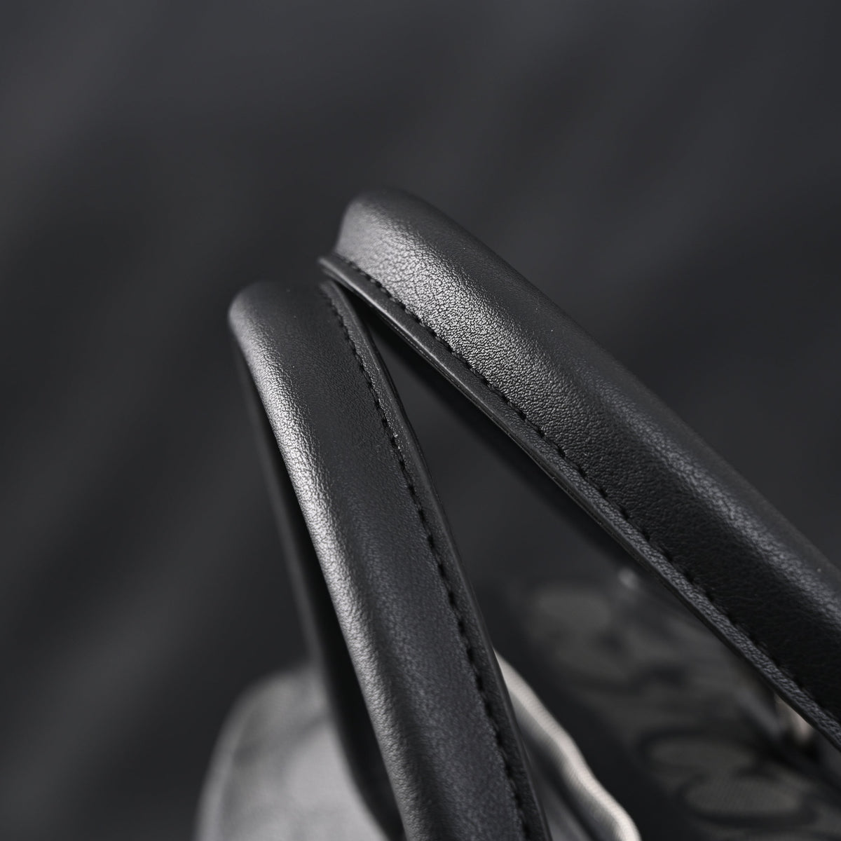Coach Metropolitan Duffel Bag in Signature Black Canvas — view 10