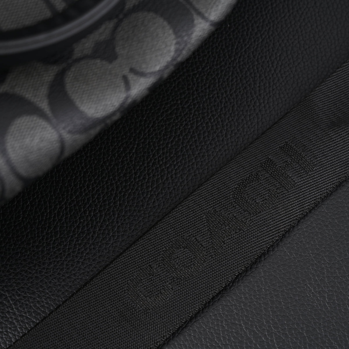 Coach Metropolitan Duffel Bag in Signature Black Canvas — view 5