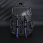 Gucci GG Supreme Monogram Backpack with Web Stripe — view 1