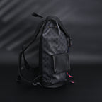 Gucci GG Supreme Monogram Backpack with Web Stripe — view 2