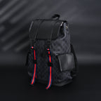 Gucci GG Supreme Monogram Backpack with Web Stripe — view 5