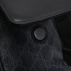 Gucci GG Supreme Monogram Backpack with Web Stripe — view 9