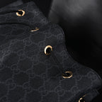 Gucci GG Supreme Monogram Backpack with Web Stripe — view 14