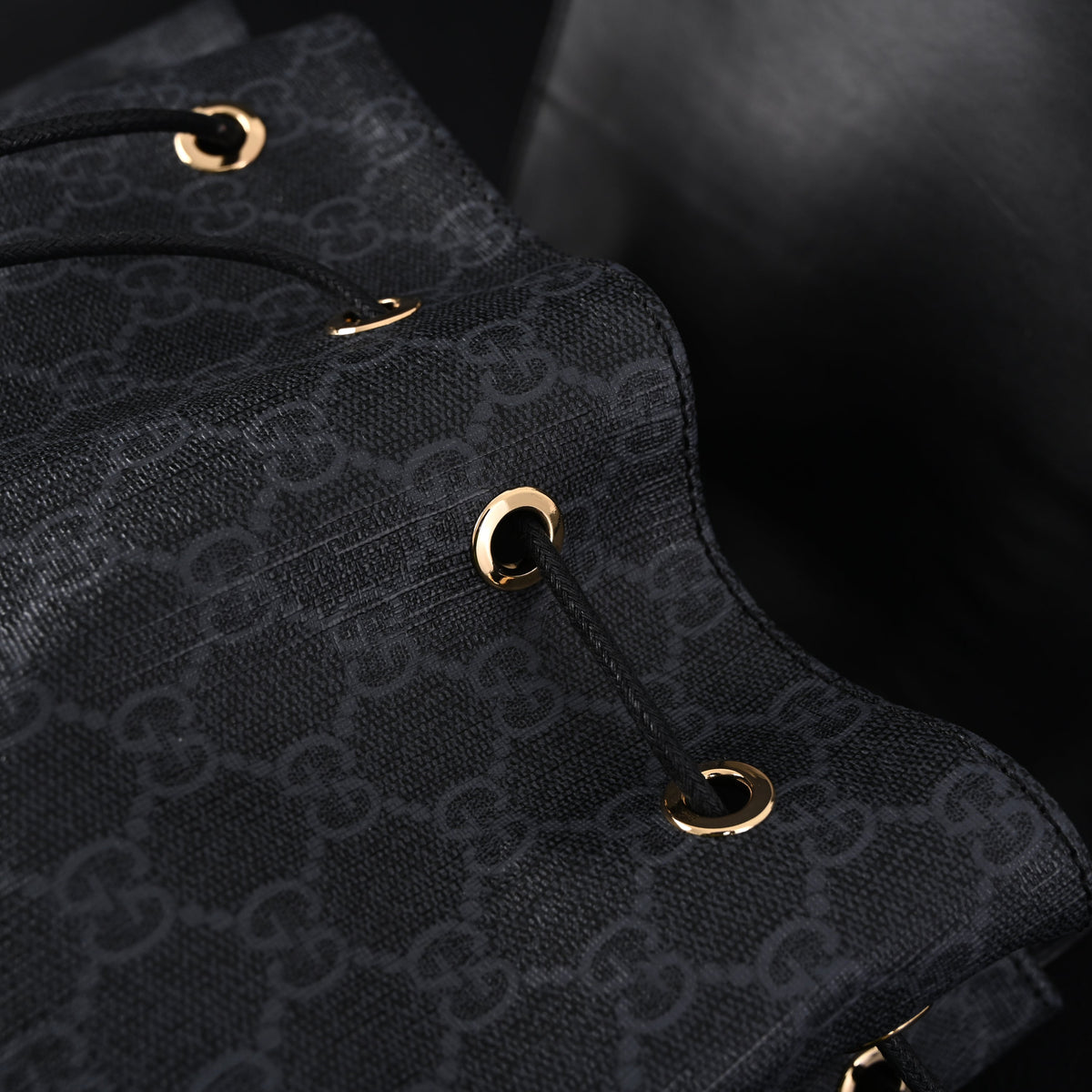 Gucci GG Supreme Monogram Backpack with Web Stripe — view 14