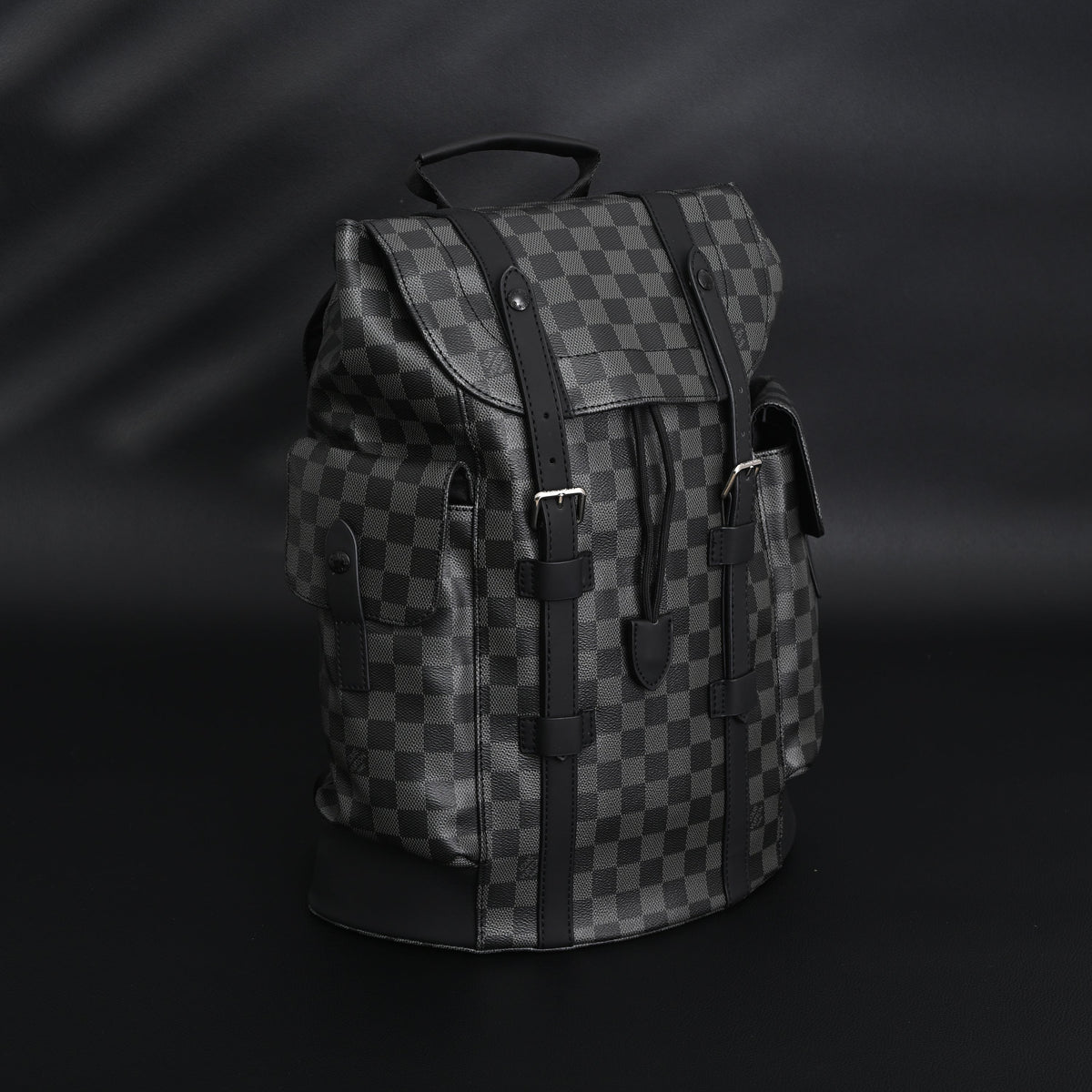 Louis Vuitton Michael Backpack in Damier Graphite Canvas — view 7
