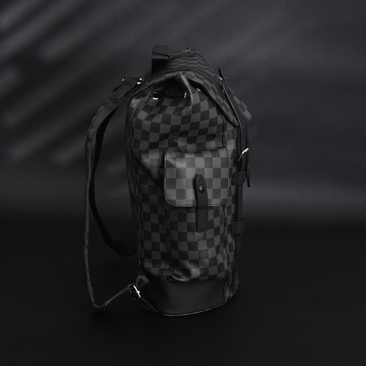 Louis Vuitton Michael Backpack in Damier Graphite Canvas — view 8