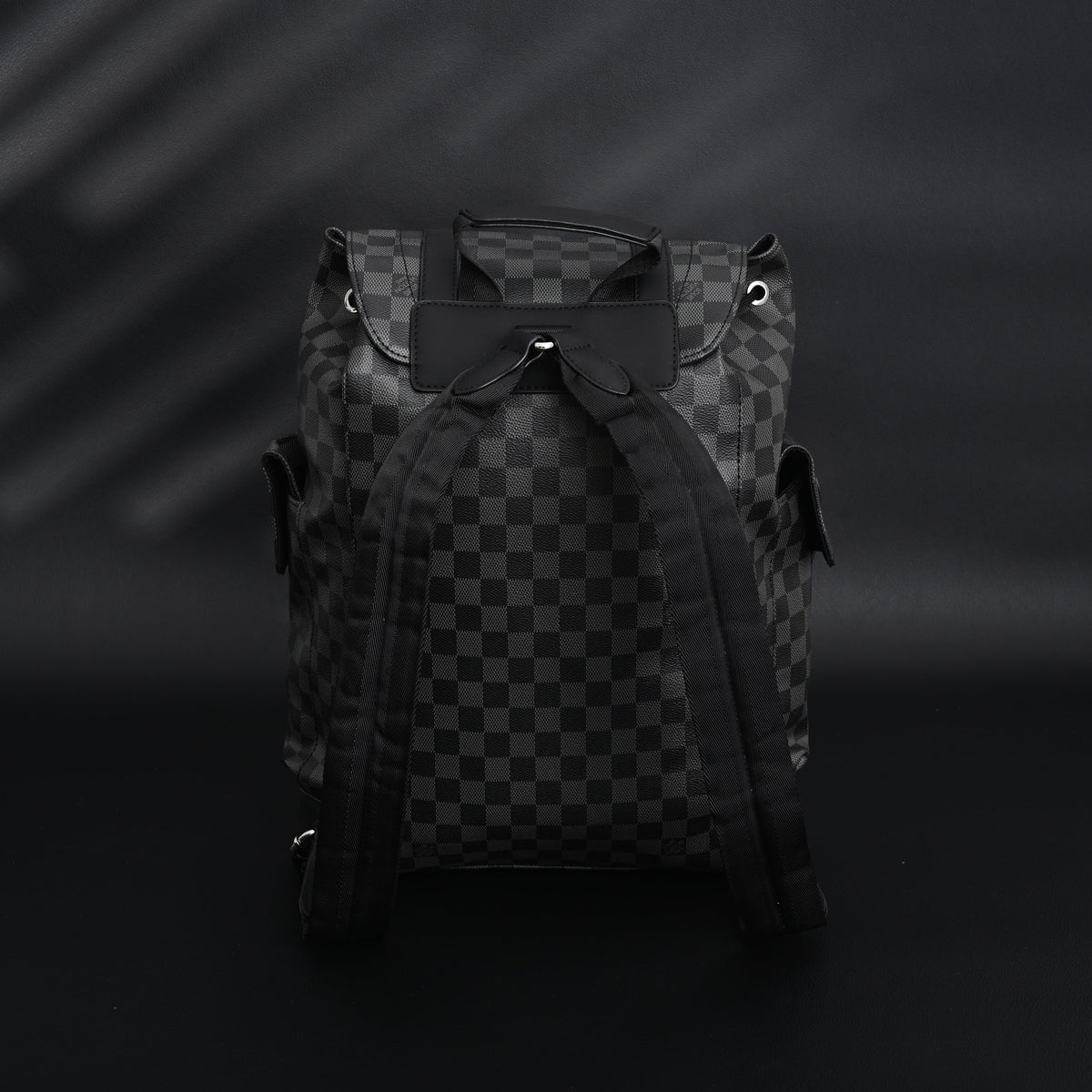 Louis Vuitton Michael Backpack in Damier Graphite Canvas — view 4