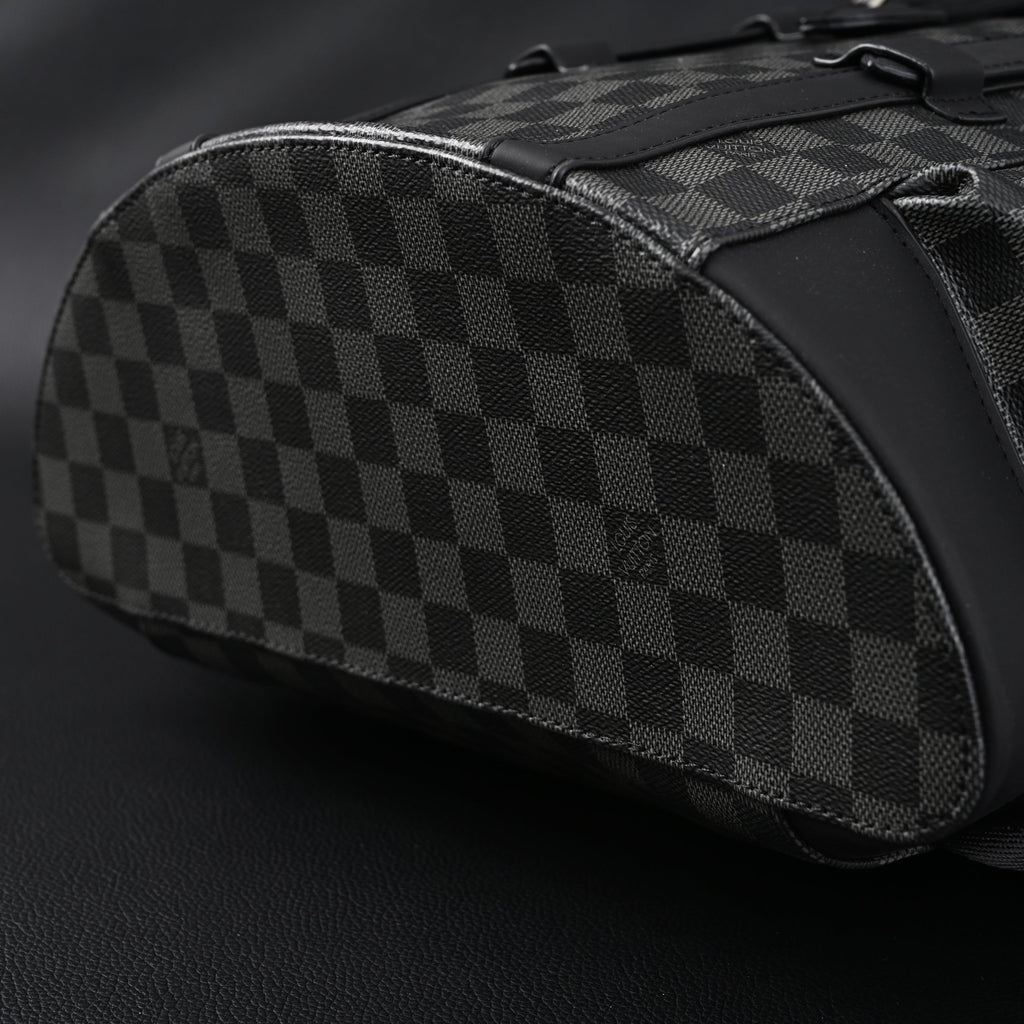 Louis Vuitton Michael Backpack in Damier Graphite Canvas — view 5