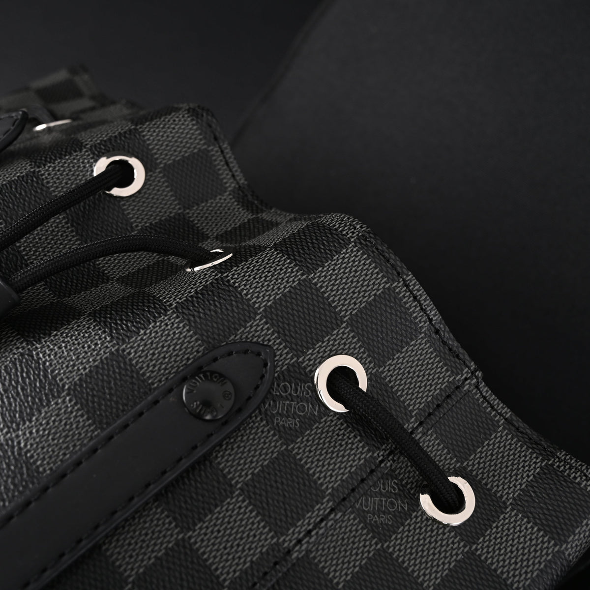 Louis Vuitton Michael Backpack in Damier Graphite Canvas — view 16
