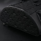 Louis Vuitton Christopher PM Backpack Monogram Shadow Black Leather — view 15
