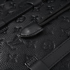 Louis Vuitton Christopher PM Backpack Monogram Shadow Black Leather — view 6