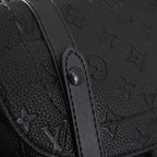 Louis Vuitton Christopher PM Backpack Monogram Shadow Black Leather — view 8