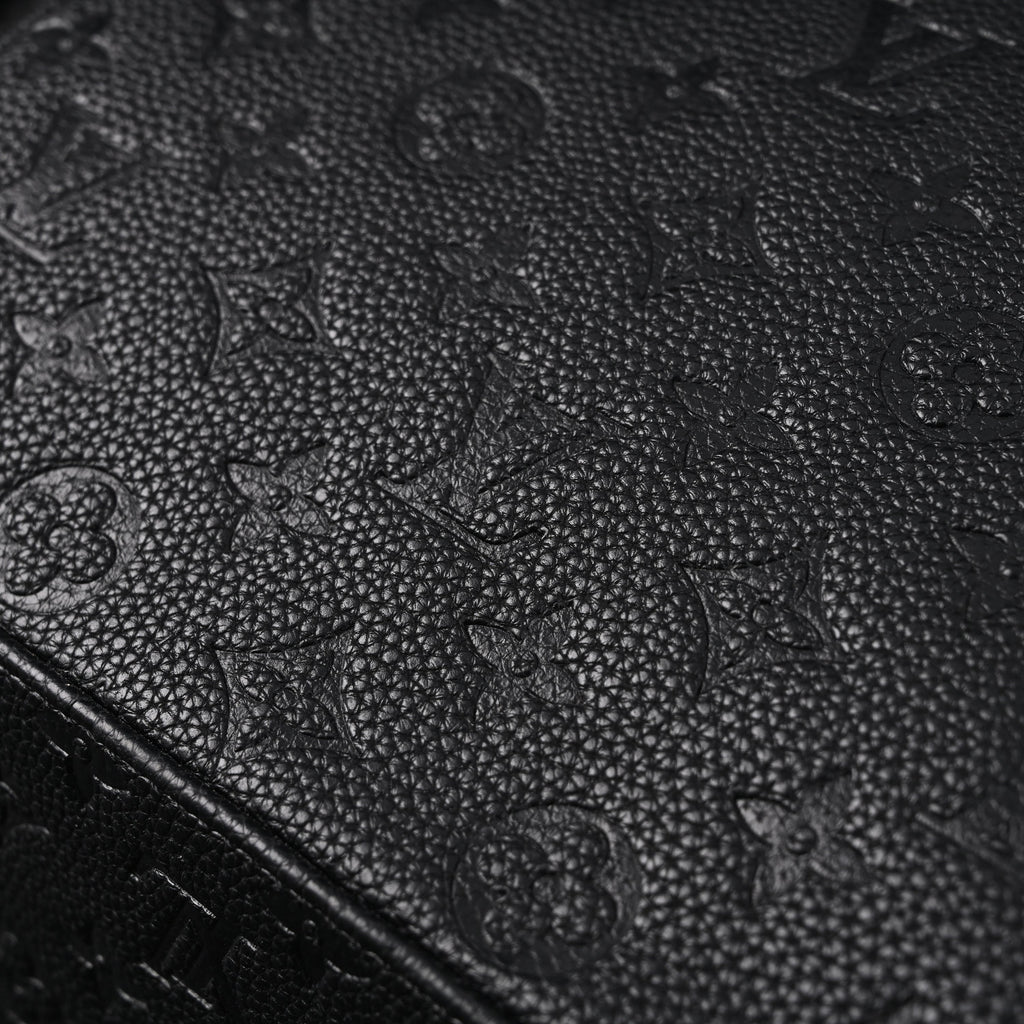 Louis Vuitton Christopher PM Backpack Monogram Shadow Black Leather — view 18