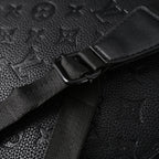 Louis Vuitton Christopher PM Backpack Monogram Shadow Black Leather — view 4