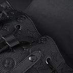 Louis Vuitton Christopher PM Backpack Monogram Shadow Black Leather — view 5