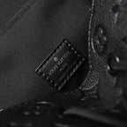 Louis Vuitton Christopher PM Backpack Monogram Shadow Black Leather — view 9