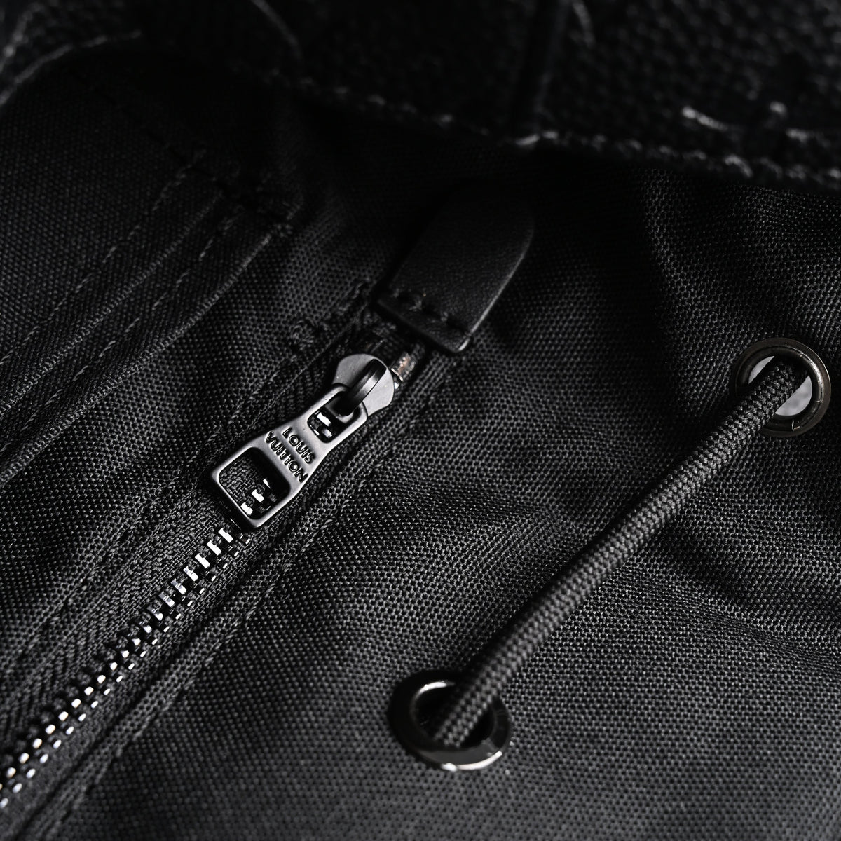 Louis Vuitton Christopher PM Backpack Monogram Shadow Black Leather — view 10