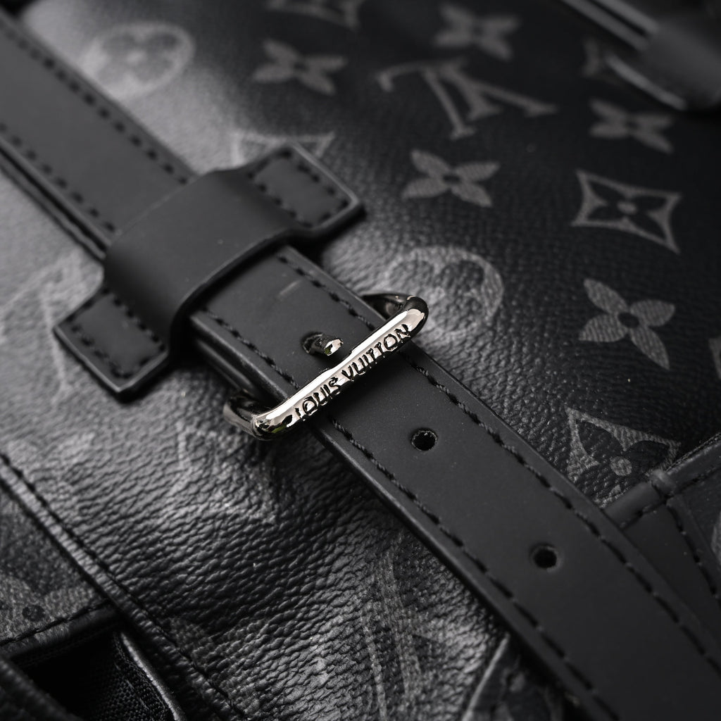 Louis Vuitton Christopher PM Monogram Eclipse Backpack — view 3