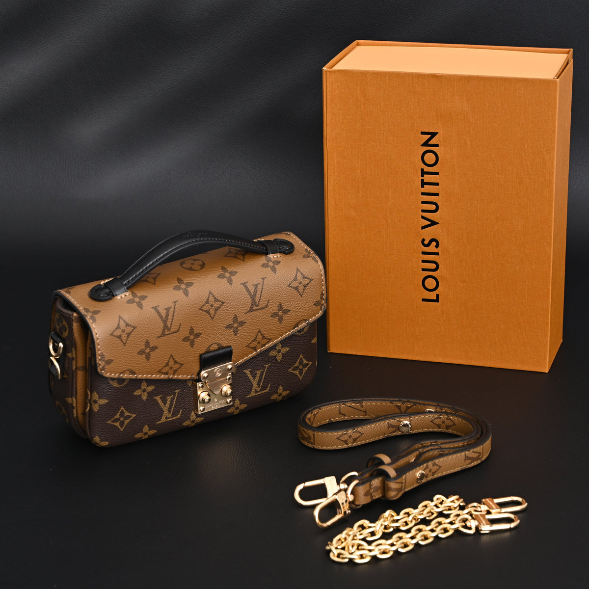 Louis Vuitton Petite Malle Souple Monogram Canvas Handbag — view 1