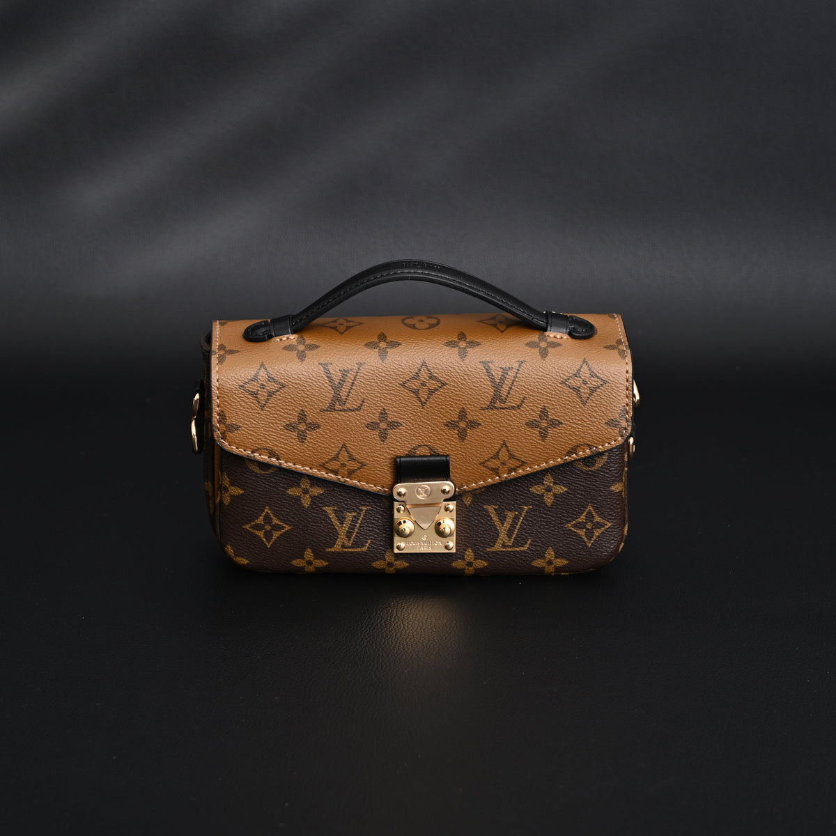 Louis Vuitton Petite Malle Souple Monogram Canvas Handbag — view 7