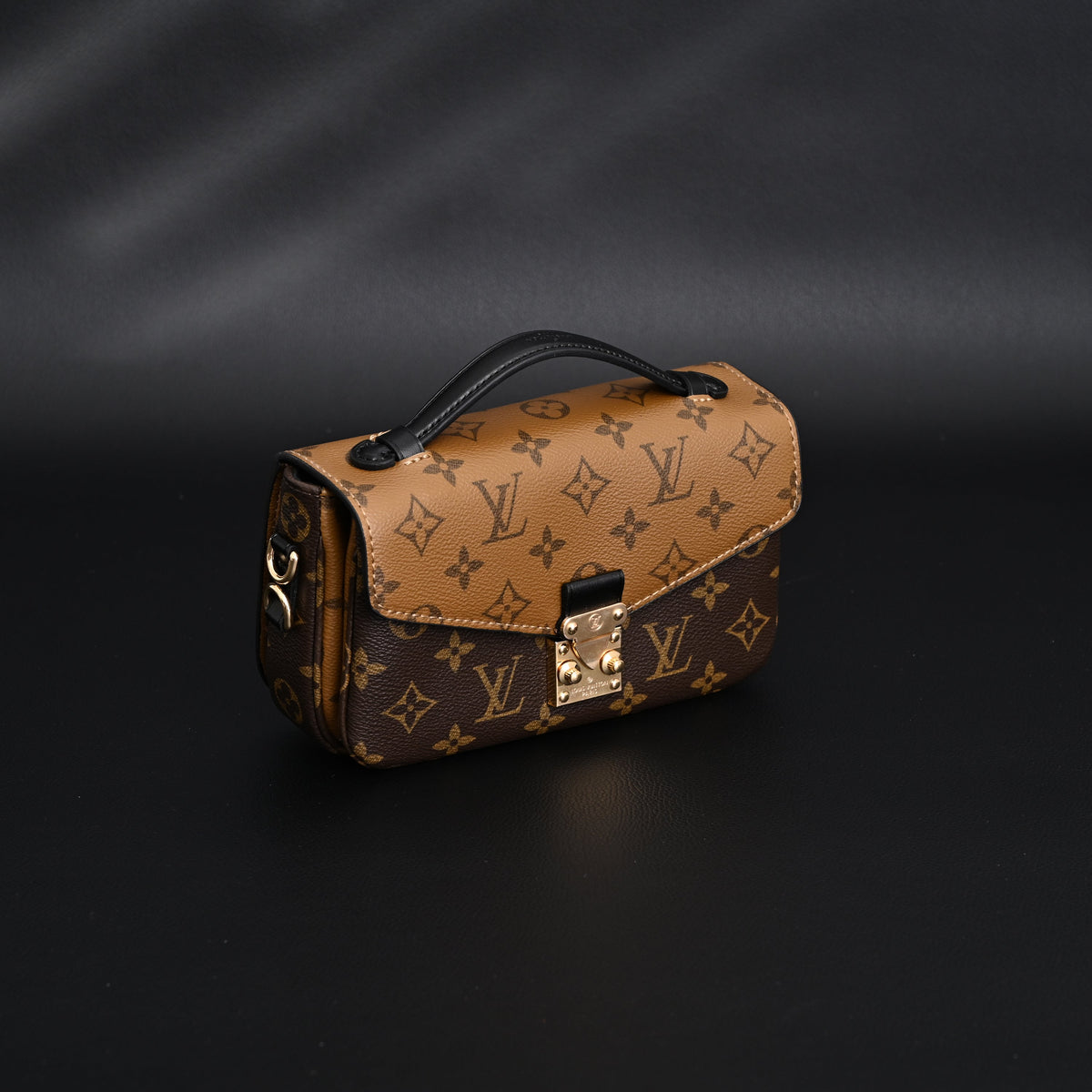 Louis Vuitton Petite Malle Souple Monogram Canvas Handbag — view 15
