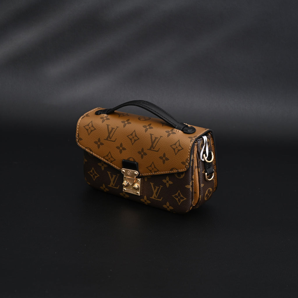 Louis Vuitton Petite Malle Souple Monogram Canvas Handbag — view 9