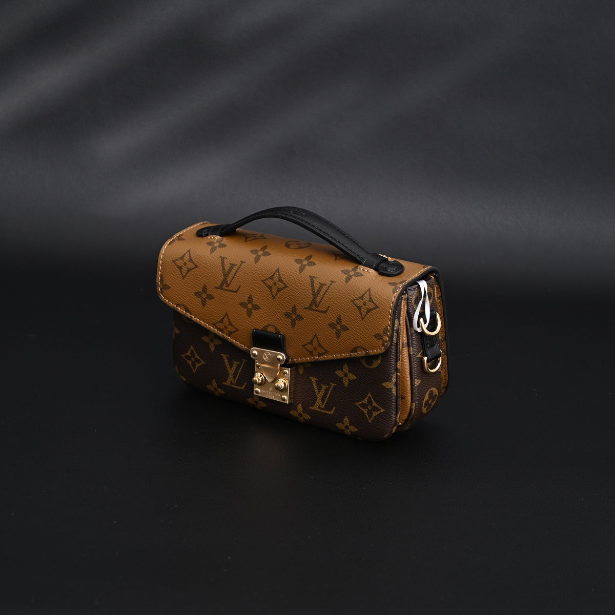 Louis Vuitton Petite Malle Souple Monogram Canvas Handbag — view 9