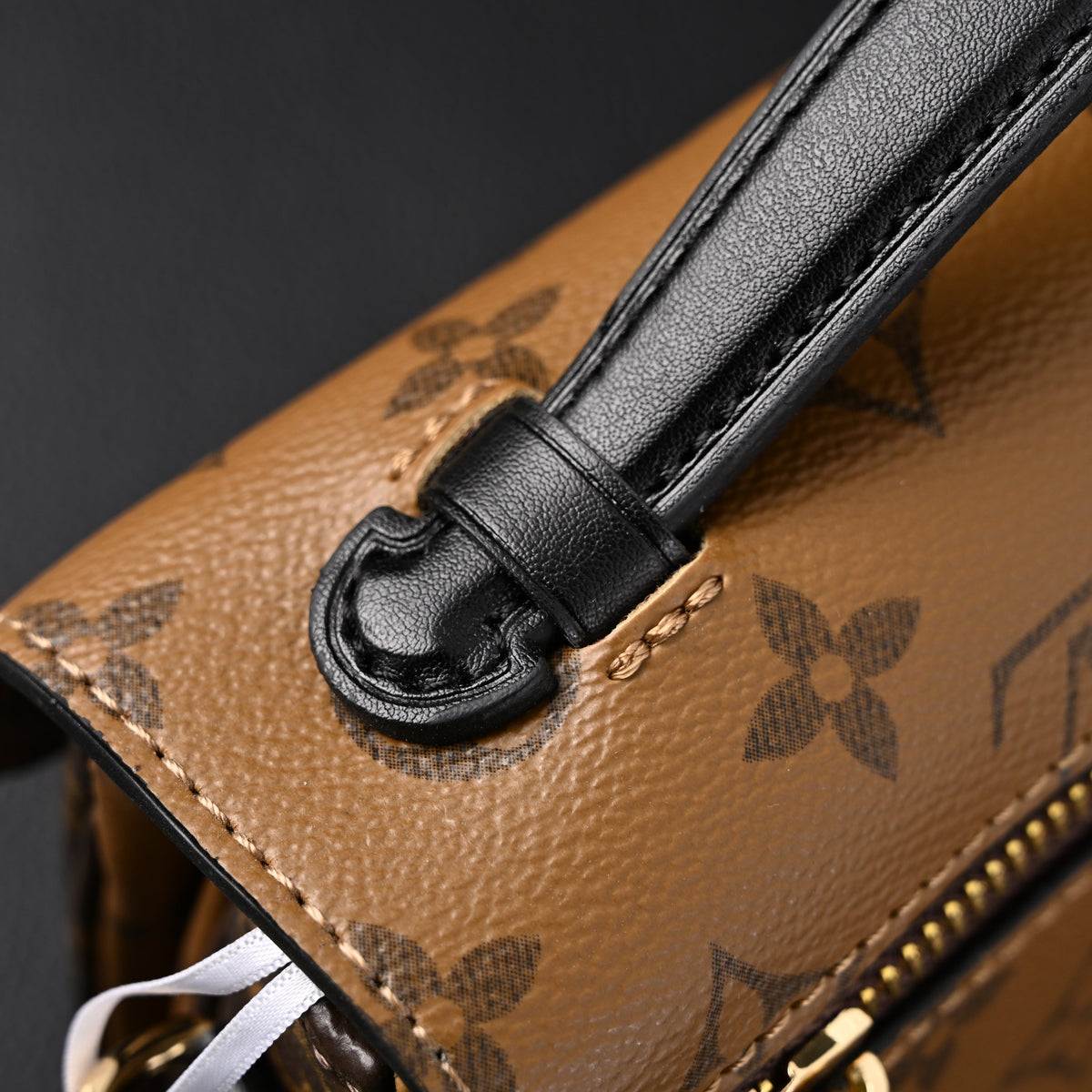 Louis Vuitton Petite Malle Souple Monogram Canvas Handbag — view 3