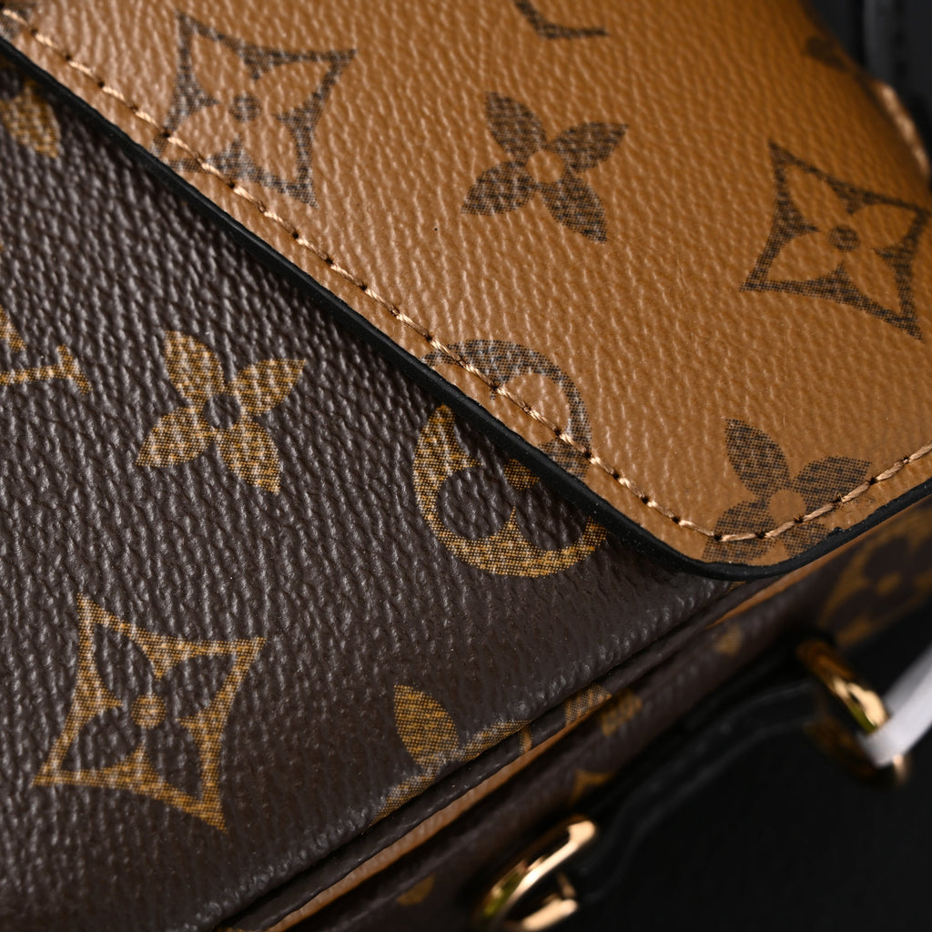 Louis Vuitton Petite Malle Souple Monogram Canvas Handbag — view 5