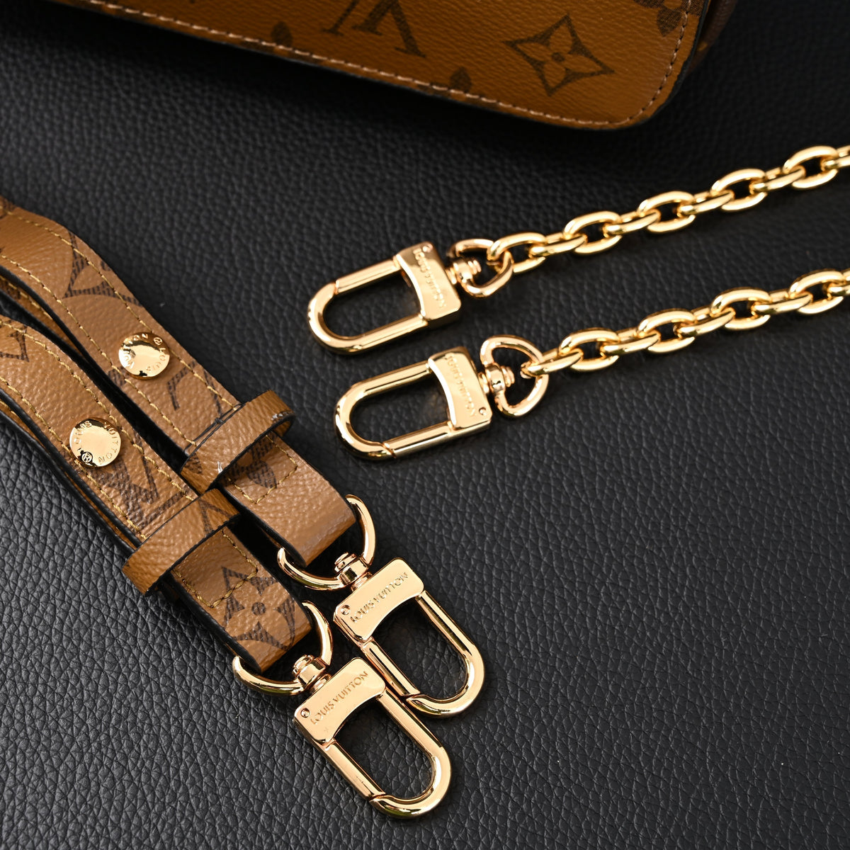 Louis Vuitton Petite Malle Souple Monogram Canvas Handbag — view 14