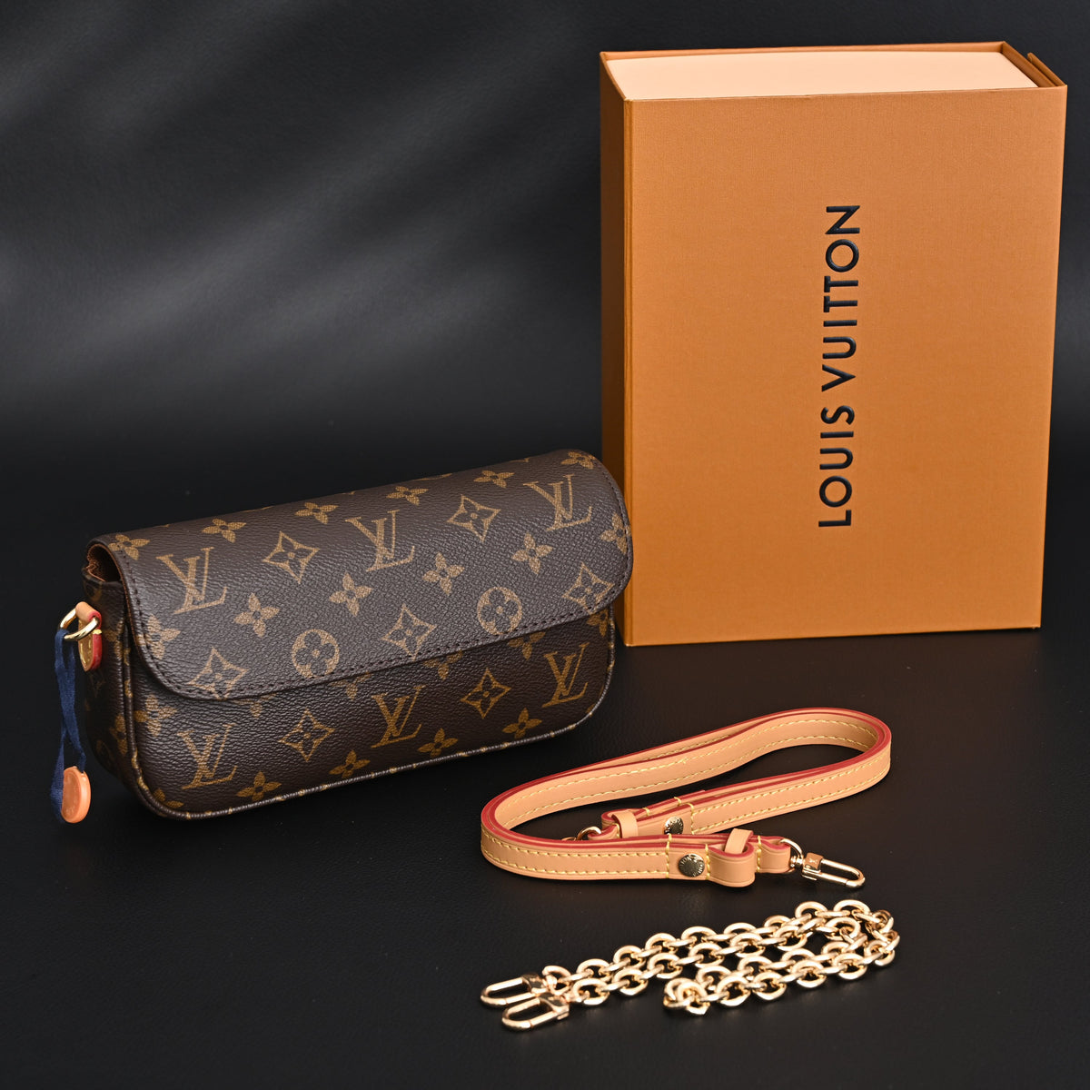 Louis Vuitton Félicie Pochette Monogram Canvas Chain Wallet — view 1