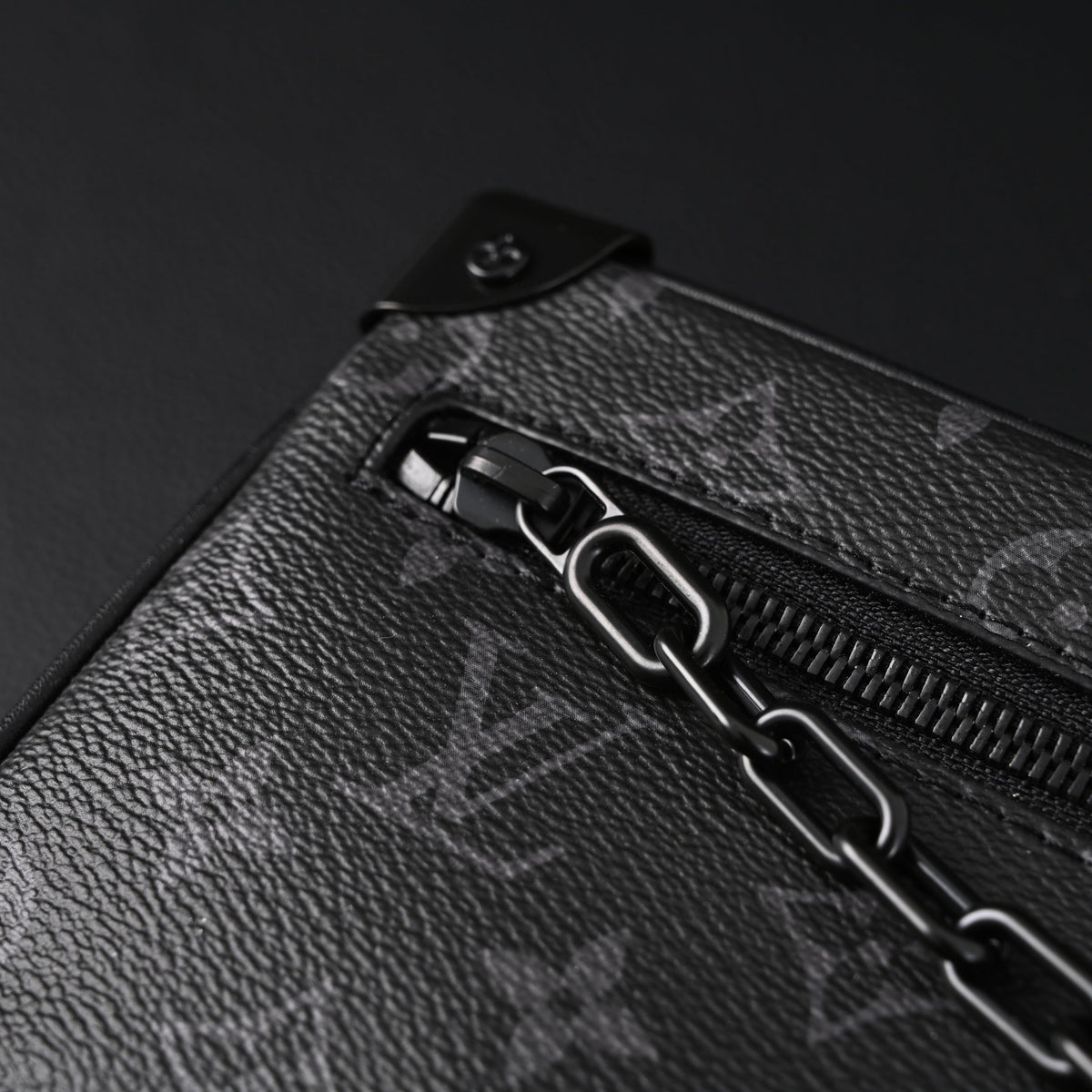 Louis Vuitton Utility Crossbody Bag Monogram Eclipse — view 8