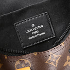 Louis Vuitton Keepall Bandoulière 50 – Monogram Canvas with Neon Orange Trim Travel Bag — view 20