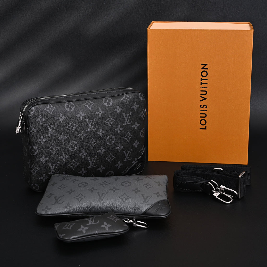 Louis Vuitton Discovery Pochette MM – Monogram Eclipse — view 1