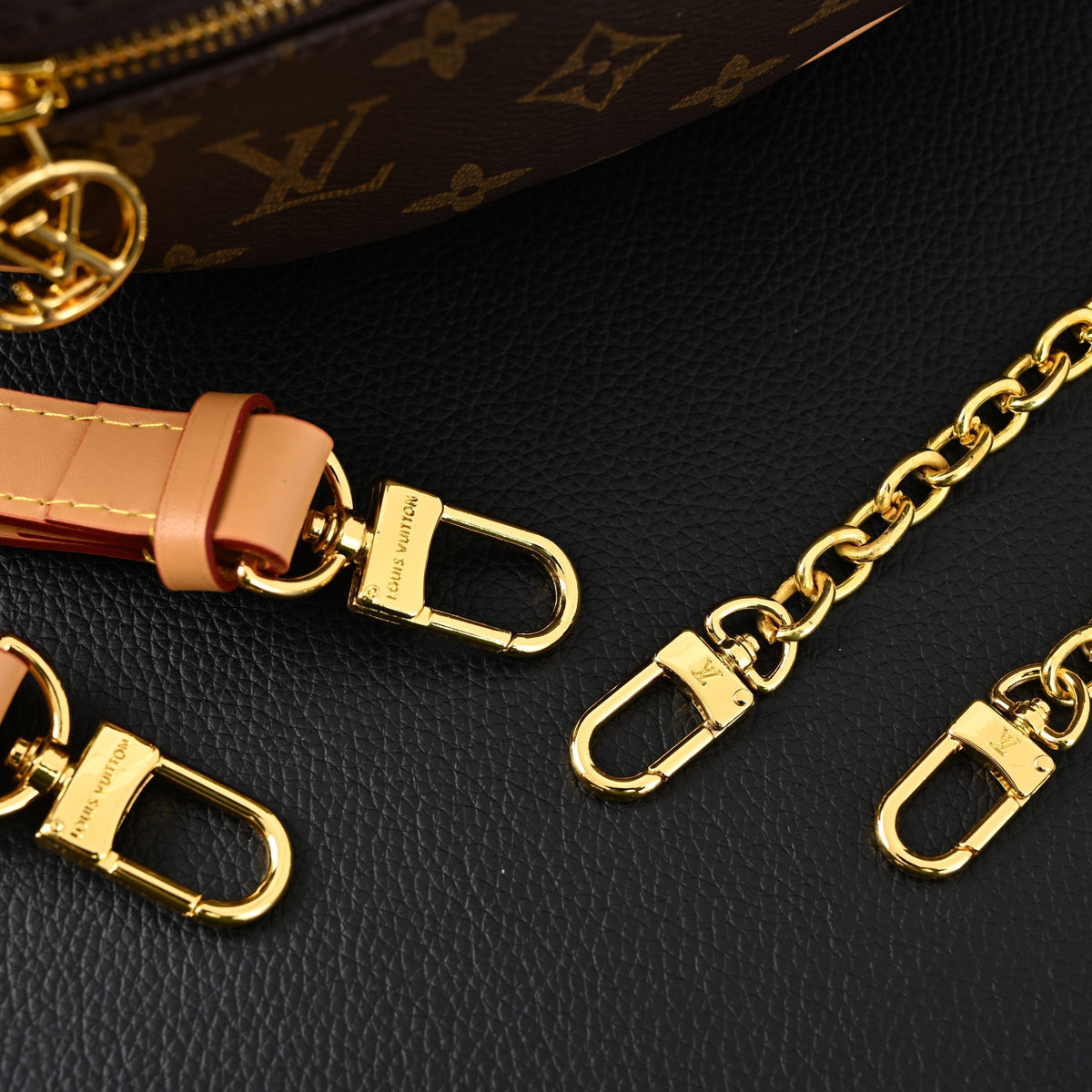 Louis Vuitton Loop Bag – Monogram Canvas with Gold Chain — view 18