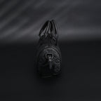 Louis Vuitton Keepall Bandoulière 50 – Monogram Shadow Black Leather Travel Bag — view 11