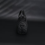 Louis Vuitton Keepall Bandoulière 50 – Monogram Shadow Black Leather Travel Bag — view 14