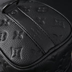 Louis Vuitton Keepall Bandoulière 50 – Monogram Shadow Black Leather Travel Bag — view 16