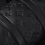 Louis Vuitton Keepall Bandoulière 50 – Monogram Shadow Black Leather Travel Bag — view 21