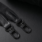 Louis Vuitton Keepall Bandoulière 50 – Monogram Shadow Black Leather Travel Bag — view 3