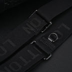 Louis Vuitton Keepall Bandoulière 50 – Monogram Shadow Black Leather Travel Bag — view 6