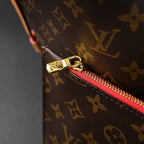 Louis Vuitton Neverfull MM Tote Bag – Monogram Canvas with Red Interior — view 18