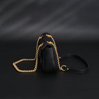 Gucci GG Marmont Small Matelassé Shoulder Bag – Black Leather with Gold Hardware — view 14