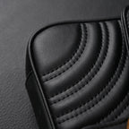 Gucci GG Marmont Small Matelassé Shoulder Bag – Black Leather with Gold Hardware — view 15