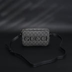 Gucci Ophidia GG Supreme Belt Bag – Black/Grey Monogram — view 4