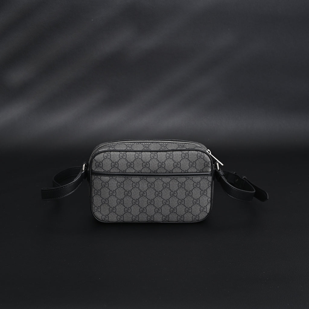 Gucci Ophidia GG Supreme Belt Bag – Black/Grey Monogram — view 1