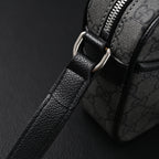 Gucci Ophidia GG Supreme Belt Bag – Black/Grey Monogram — view 9