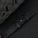 Gucci Ophidia GG Supreme Belt Bag – Black/Grey Monogram — view 2